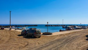 Port near Mavropetra Beach