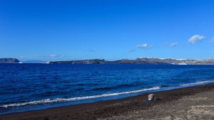 View of the Caldera from the Gialos Beach